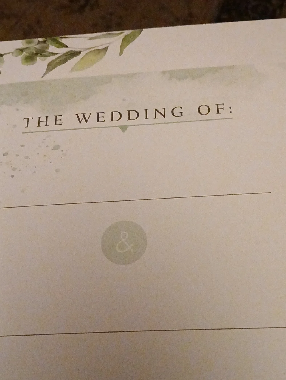 N/A complete wedding